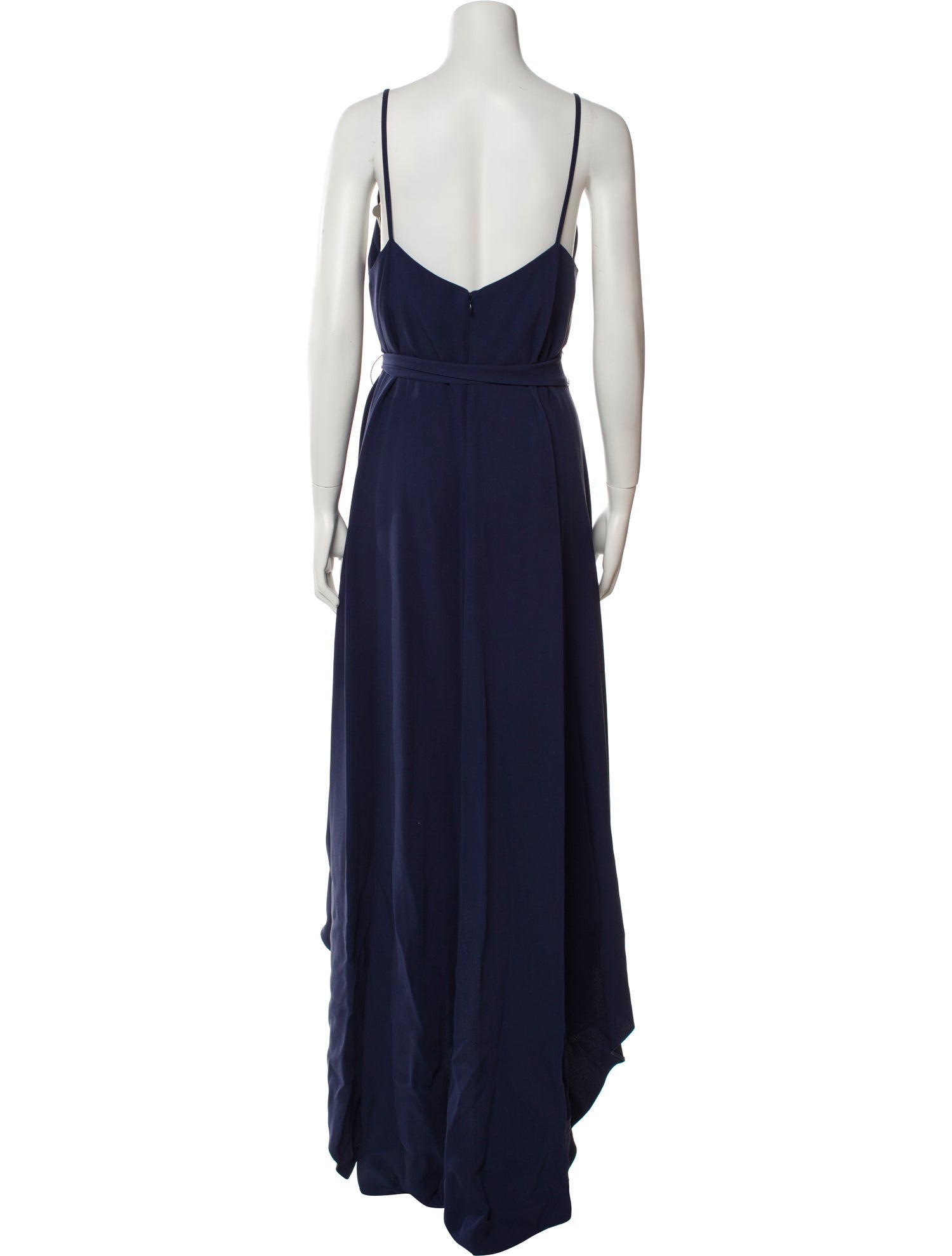 Valentino V-Neck Long Dress
